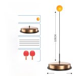Raquette de ping - pong d'entranement pour enfants avec axe souple et ventouse pour usage domestique ...