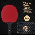 Raquette de ping - pong loki e6 e7 e8 e9 pour entrainement et comptition avec fond en carbone de haute ...