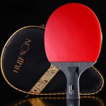 Raquette de ping - pong professionnelle haisheng avec tige en carbone a haute elasticité six etoiles ... Raquette de ping - pong professionnelle haisheng avec tige en carbone a haute elasticité six etoiles ...