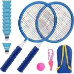 Raquettes de tennis badminton ( bleu)set tennis jeux exterieur ball jouet de plage en plein air pour ...