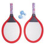 Raquette de tennis de badminton pour enfants, 1 paire, pour activits de plein air, sports de plage, ...