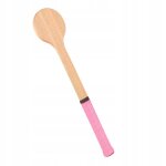 Raquette de tennis en bois sweet pointer spoon, equipement de frappe prcise, rose