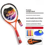 Raquette de tennis en carbone int�gr� pour hommes et femmes ensemble d'entra�nement pour d�butants avec ...