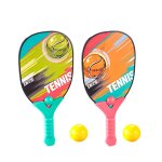 Raquette de tennis pour enfants, avec balles, jeu de plage en plein air, sr, jeu de sport pour dbutants ...