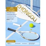 Raquette de tennis de entra�nement pour hommes et femmes avec ligne fixe r�bound entra�nement auto pour ...