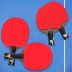 Raquette de tennis de table, grande raquette de ping - pong, avec contrle de vitesse et rotation, robuste, ...