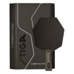 Raquette de tennis de table stiga pro carbon plus cybershape - 5 - etoile