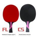 Raquette de tennis de table trois etoiles, raquette de tennis de table trois etoiles, double face anti ...