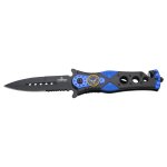 Rasoir de scurit third k2775bls assiste embl?me air force de dents de scie et de la gaine de nylon, ...