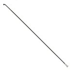 Rayon inox noir plat 2mm sapim tete coud�e avec ecrous - a l'unit� longueur au choix 292mm