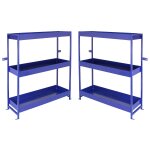 Rayonnage monster duo a etag�res en m�tal pour le rangement d'outils dans les v�hicules utilitaires, ...