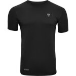 Rdx t2 t - shirt noir � manches courtes pour le sport moyenne m tsm - t2b - m +