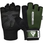 Rdx w1 gants de gym l vert lycra wga - w1ha - l