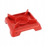 Rchaud de camping a alcool, brleur portable, ustensiles de cuisine, rchaud a fondue rouge