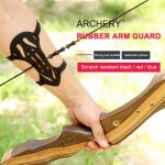 Recurve arc fl�che en caoutchouc, manchon de protection des mains, arcs de cam�ra durables, entra�nement, ...
