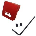 Red c�ble de d�verrouillage de capot en aluminium, kit de r�paration de poign�e honda civic 1996  2005, ...