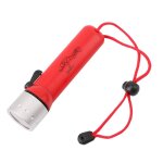 Red lampe de poche de plong�e sous - marine led etanche professionnelle e5, equipement de torche, lampes ...