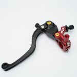 Red left clutch levier d'embrayage de frein de moto de course, 19rcs, intercalaires principaux droits, ...