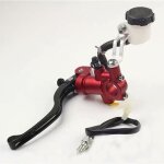 Red left levier de frein et d'embrayage universel pour moto yamaha, kawasaki et suzuki, matre cylindre ...