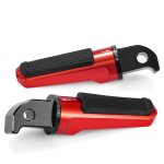 Red repose - pieds arri�re de passager pour yamaha, repose - pieds pour yamaha mt07, trucs 07, fz6, fz1, ...
