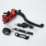 Red right brake levier d'embrayage de frein de moto de course, 19rcs, intercalaires principaux droits, ... Red right brake levier d'embrayage de frein de moto de course, 19rcs, intercalaires principaux droits, ...