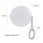 R�gle de mesure de poisson flexible et etanche, 1 pi�ce, outil de p�che en pvc