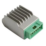 Régulateur de tension 12v pour moto derbi 50 gpr 1997 - 2005 00h01004841 vert 6 fiche Régulateur de tension 12v pour moto derbi 50 gpr 1997 - 2005 00h01004841 vert 6 fiche