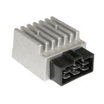 Regulateur de tension 50 a boite adaptable derbi 50 gpr nude 20042005 (connecteur noir - 6 fiche Regulateur de tension 50 a boite adaptable derbi 50 gpr nude 20042005 (connecteur noir - 6 fiche
