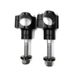 Rehausseurs de guidon 28mm riser 15mm tourtecs mc1 aluminium noir