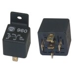 Relais inverseur 12v 20a - 1 contact - 5 fiches