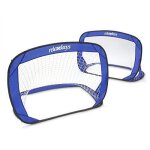 Relaxdays pop - up lot de 2 buts de foot bleu