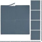Relaxdays tapis de sport, 60x60 cm, set de 8, eva, surface totale 3 m, protection, pour appareils de ...