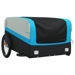 Remorque chariot transport de v�lo 45 kg fer bleu helloshop26 02 0044104