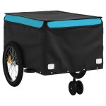 Remorque chariot transport de v�lo 45 kg fer bleu helloshop26 02 0044105