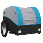 Remorque chariot transport pour v�lo 45 kg fer bleu helloshop26 02 0044411