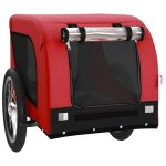 Remorque chariot transport de v�lo pour animaux de compagnie rouge helloshop26 02 0044369