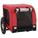 Remorque chariot transport de vélo pour animaux de compagnie rouge helloshop26 02 0044370 Remorque chariot transport de vélo pour animaux de compagnie rouge helloshop26 02 0044370