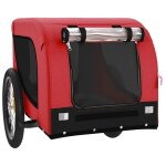 Remorque chariot transport de v�lo pour animaux de compagnie rouge helloshop26 02 0044373