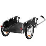 Remorque de v�lo - duoku - capacit� de 45, 4 kg - chariot de v�lo pliable robuste avec d�gagement rapide, ...