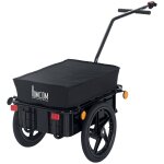 Remorque v�lo remorque de transport pour v�lo 144l x 59l x 80h cm barre d'attelage universelle acier ...