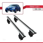 Compatible avec renault clio 5 2019 - 2025 ace - 4 barres de toit railing porte - bagages de voiture ...