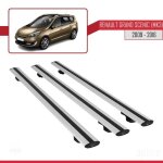 Barres de toit - renault - grand scenic mk3 - basic mod�le - aluminium - 3 pi�ces - gris