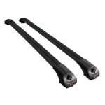 Renault laguna 3 estate 2007 - 2013 ace - 1 barres de toit railing porte - bagages de voiture noir alu ...