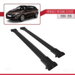 Barres de toit - fly - renault megane grandtour - aluminium - noir - charge utile < 300 kg