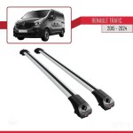 Compatible avec renault trafic 3 (x82) 2015 - 2024 ace - 1 barres de toit railing porte - bagages de ...