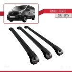 Compatible avec renault trafic 3 (x82) 2015 - 2026 ace - 1 barres de toit railing porte - bagages de ...