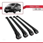 Compatible avec renault trafic 3 (x82) 2015 - 2026 ace - 1 barres de toit railing porte - bagages de ...