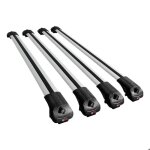 Compatible avec renault trafic 3 (x82) 2015 - 2025 ace - 1 barres de toit railing porte - bagages de ...