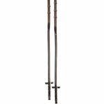 R�nes pour cheval caoutchouc avec arretoirs en cuir tattini