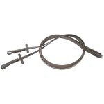 R�nes pour cheval en cuir avec doublure en caoutchouc harry's horse